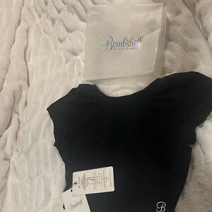 Bombshell Sportswear Black Crop Top